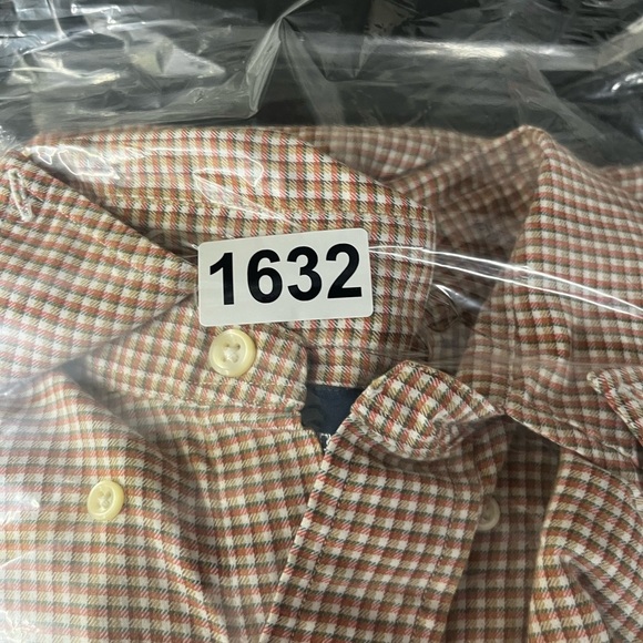 Ralph Lauren Yarmouth Plaid 100% Cotton Button Down Shirt Mens 17 Preppy 1632 - Picture 7 of 7